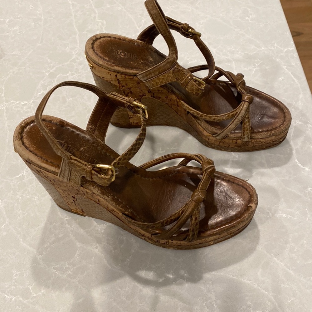 Louis Vuitton Wedges- size 8.5